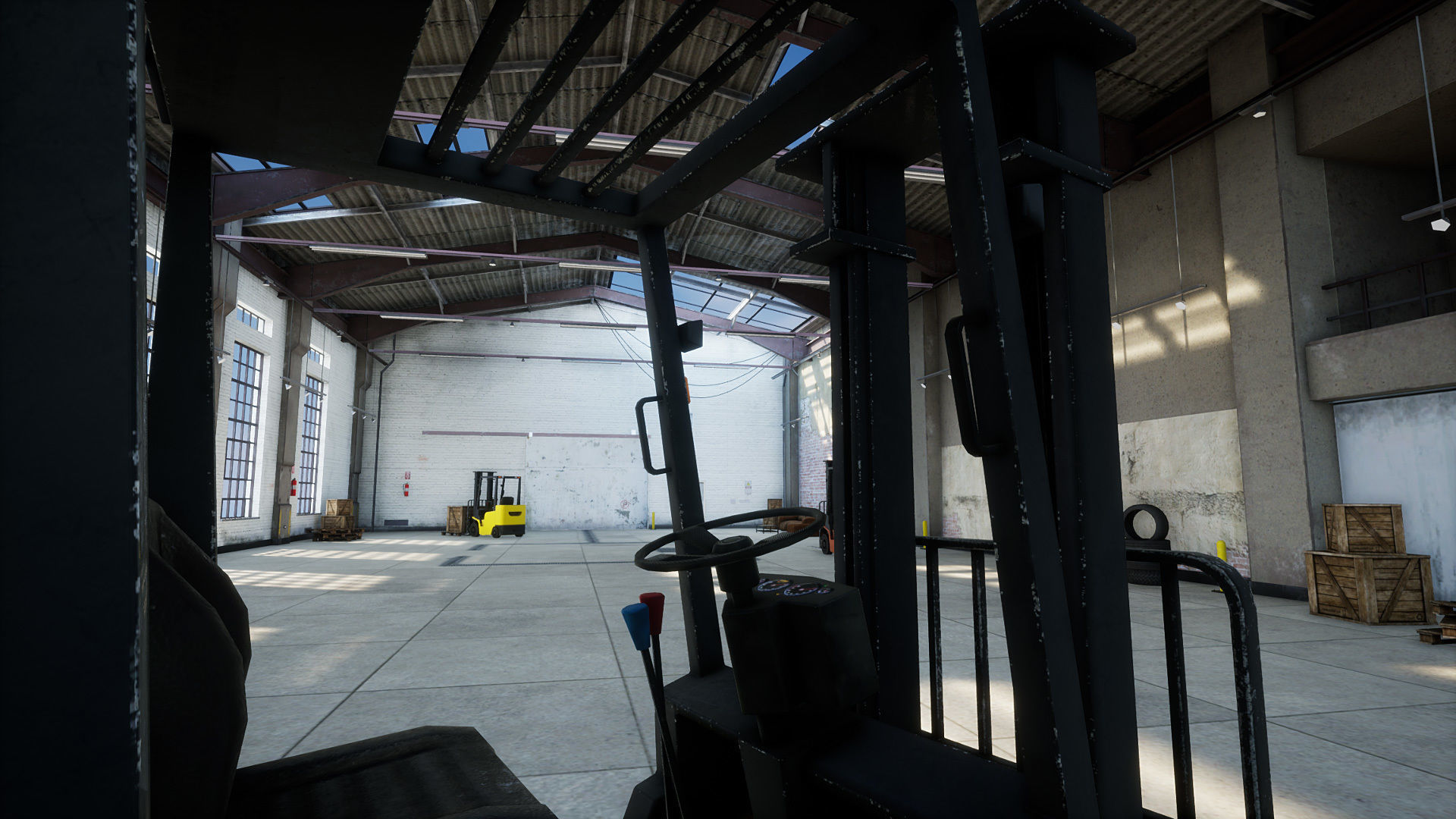 Garage 02 Low-poly 3D model_2