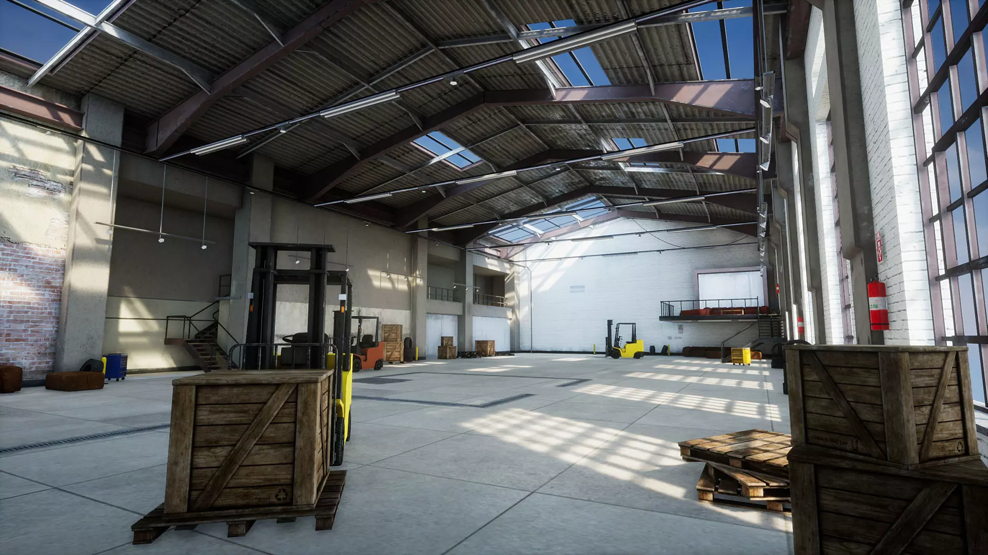 Garage 02 Low-poly 3D model_0