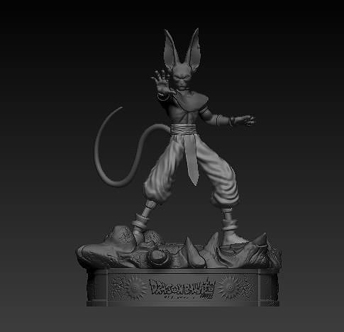 Beerus Dragon Ball Z 3D print model