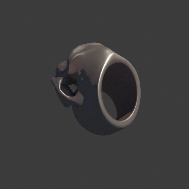 3 Rings Neanderthal Australopithecus and Human 3D Model Collection_16