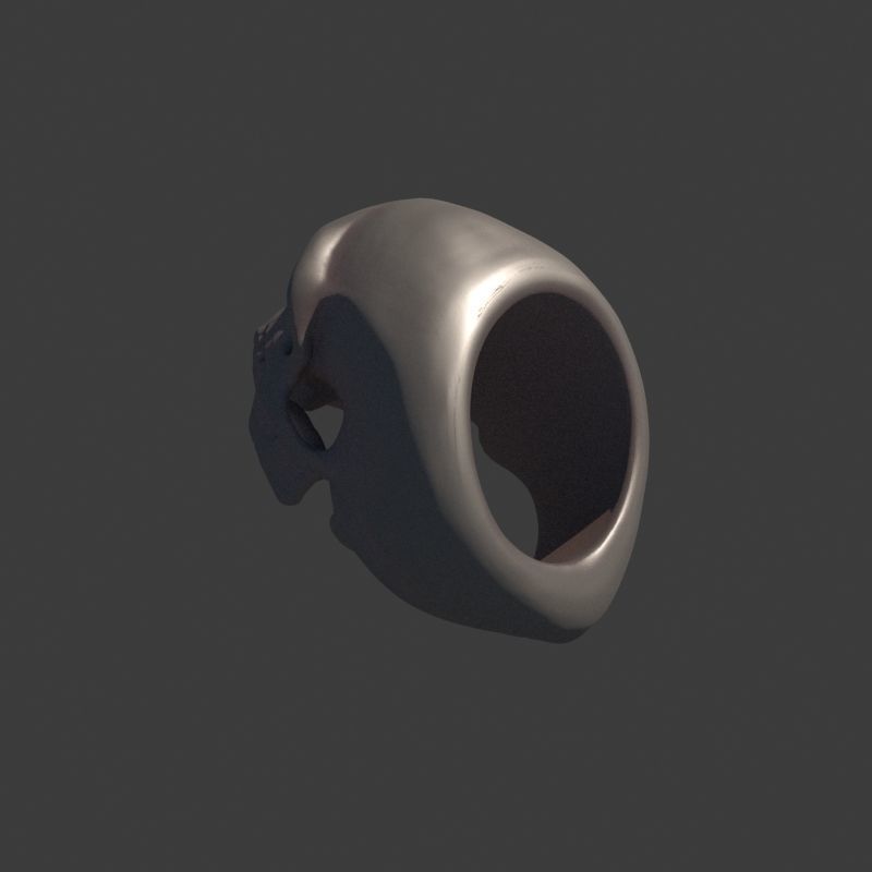 3 Rings Neanderthal Australopithecus and Human 3D Model Collection_28