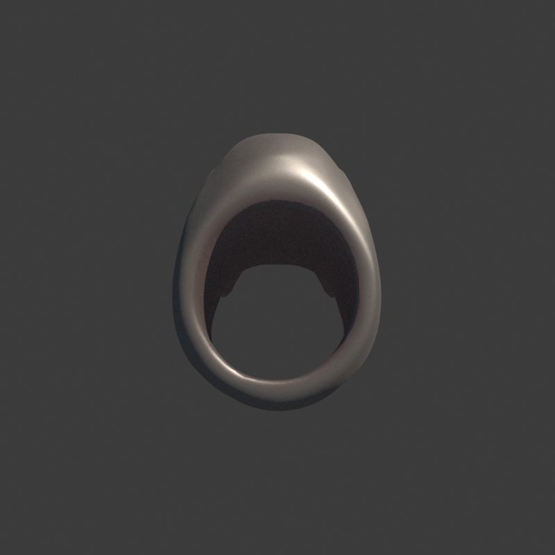 3 Rings Neanderthal Australopithecus and Human 3D Model Collection_5