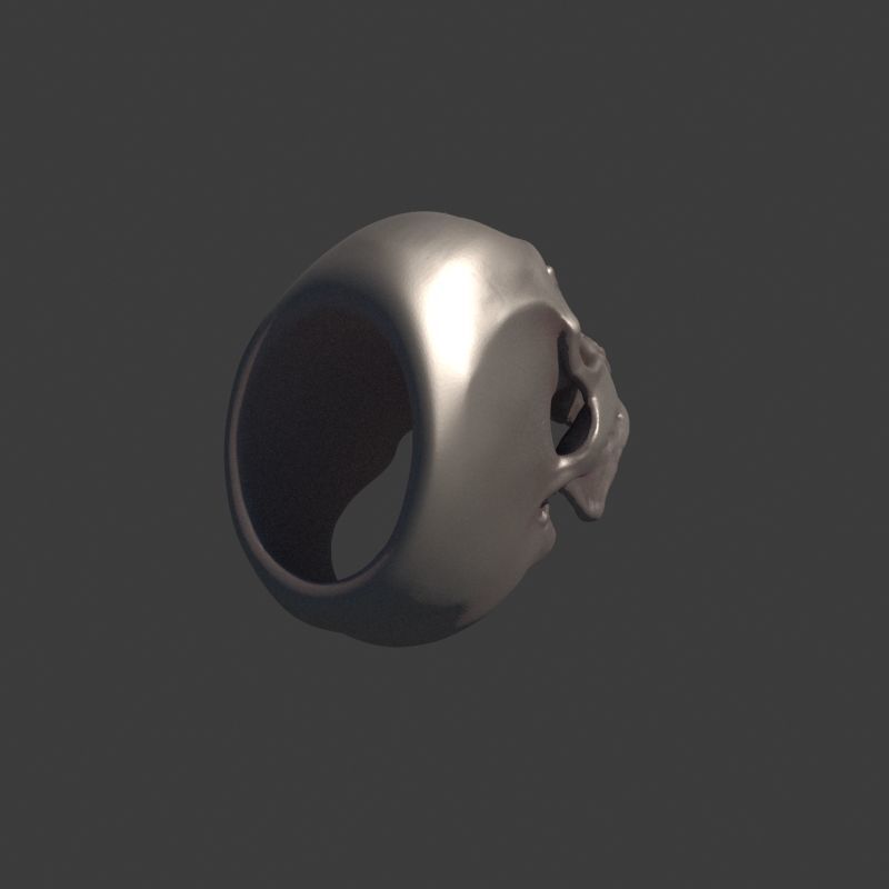 3 Rings Neanderthal Australopithecus and Human 3D Model Collection_6