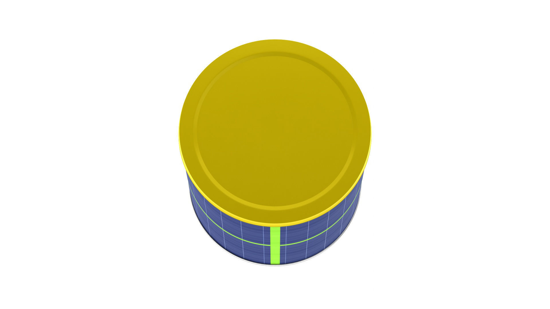 Aluminum Can with Plastic Cap 3D model_14