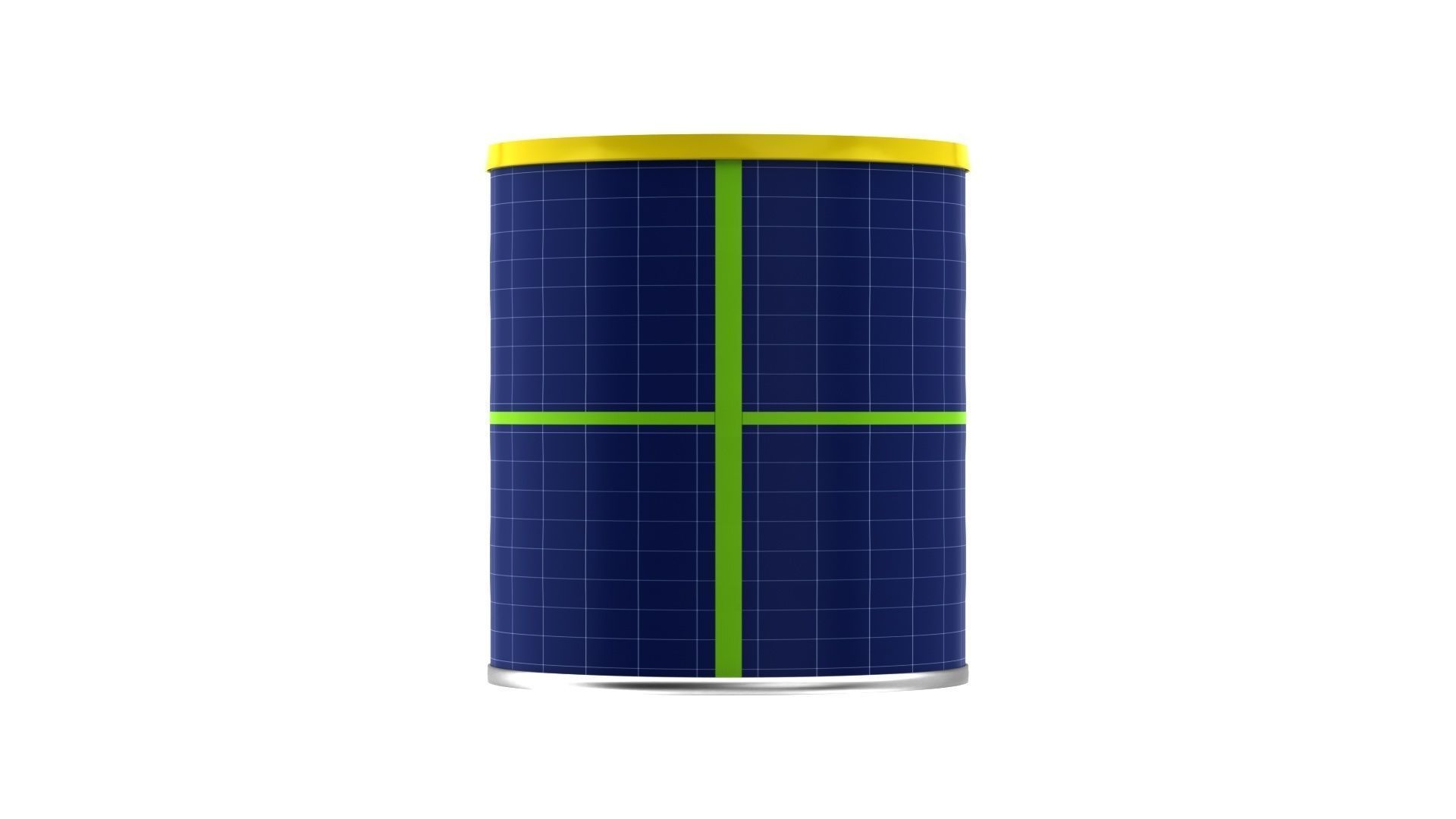 Aluminum Can with Plastic Cap 3D model_6