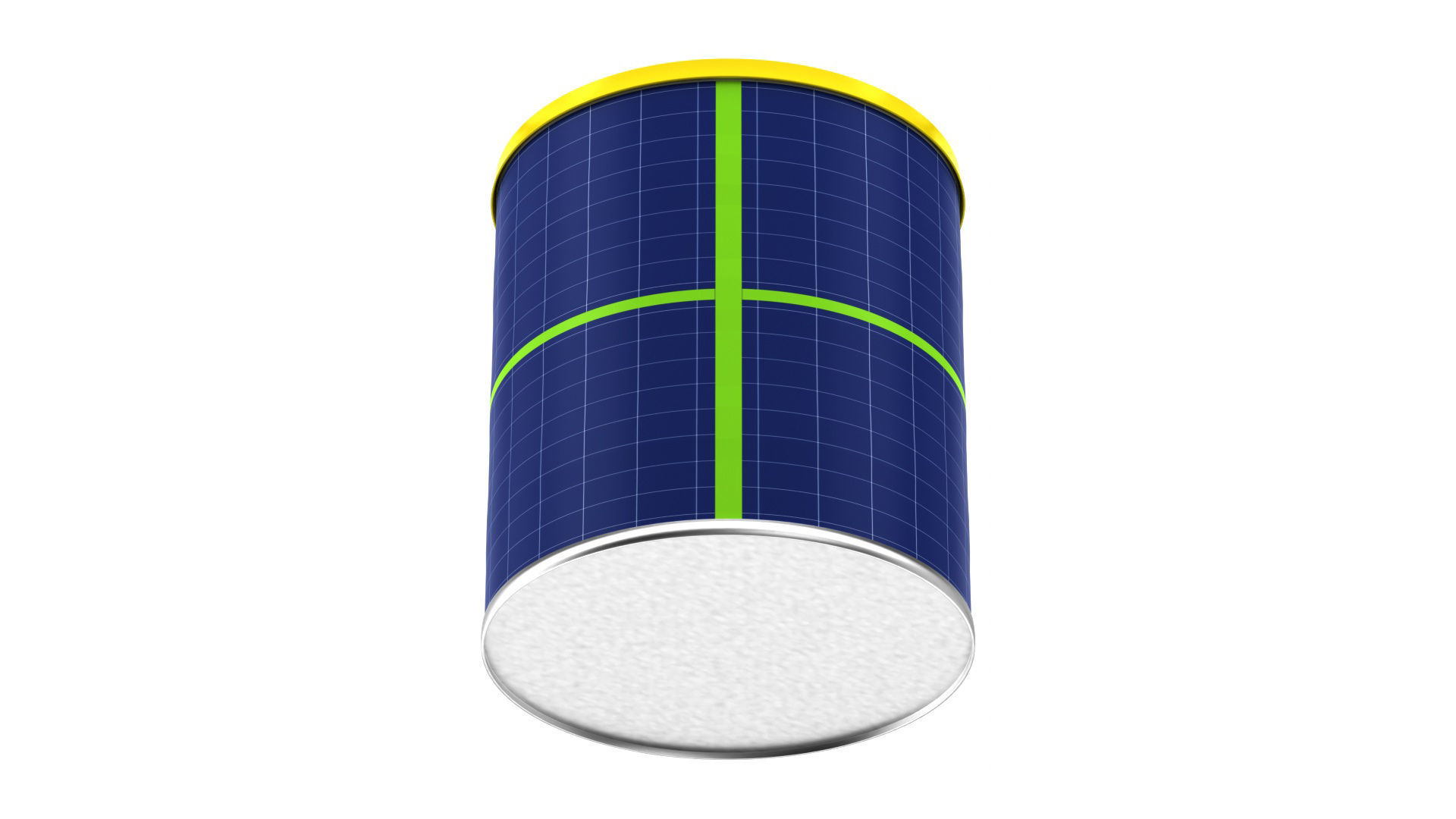 Aluminum Can with Plastic Cap 3D model_20