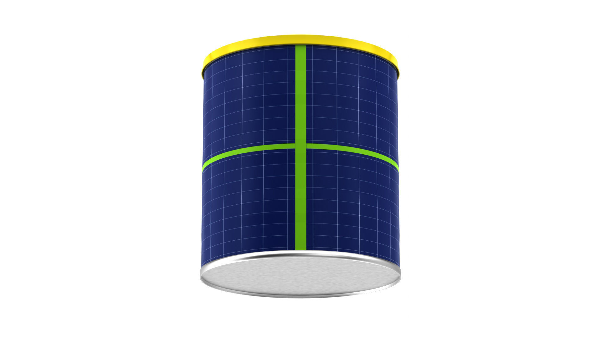 Aluminum Can with Plastic Cap 3D model_18