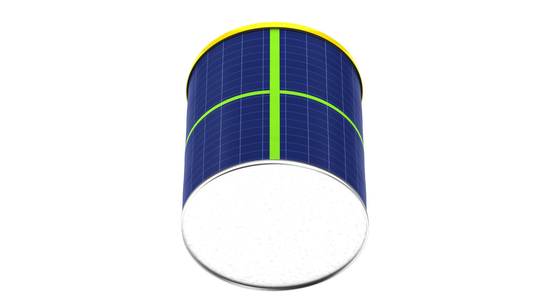 Aluminum Can with Plastic Cap 3D model_21