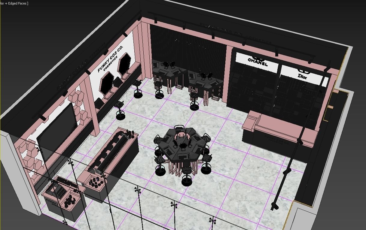 Cosmetics Store 3D model_25