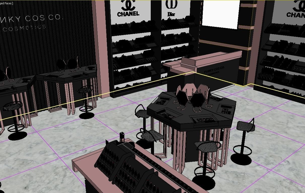 Cosmetics Store 3D model_24