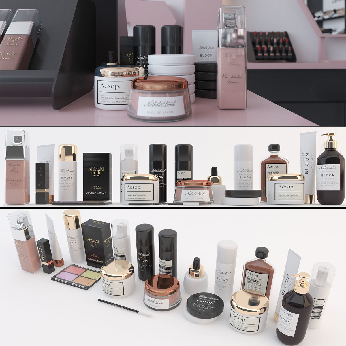 Cosmetics Store 3D model_7
