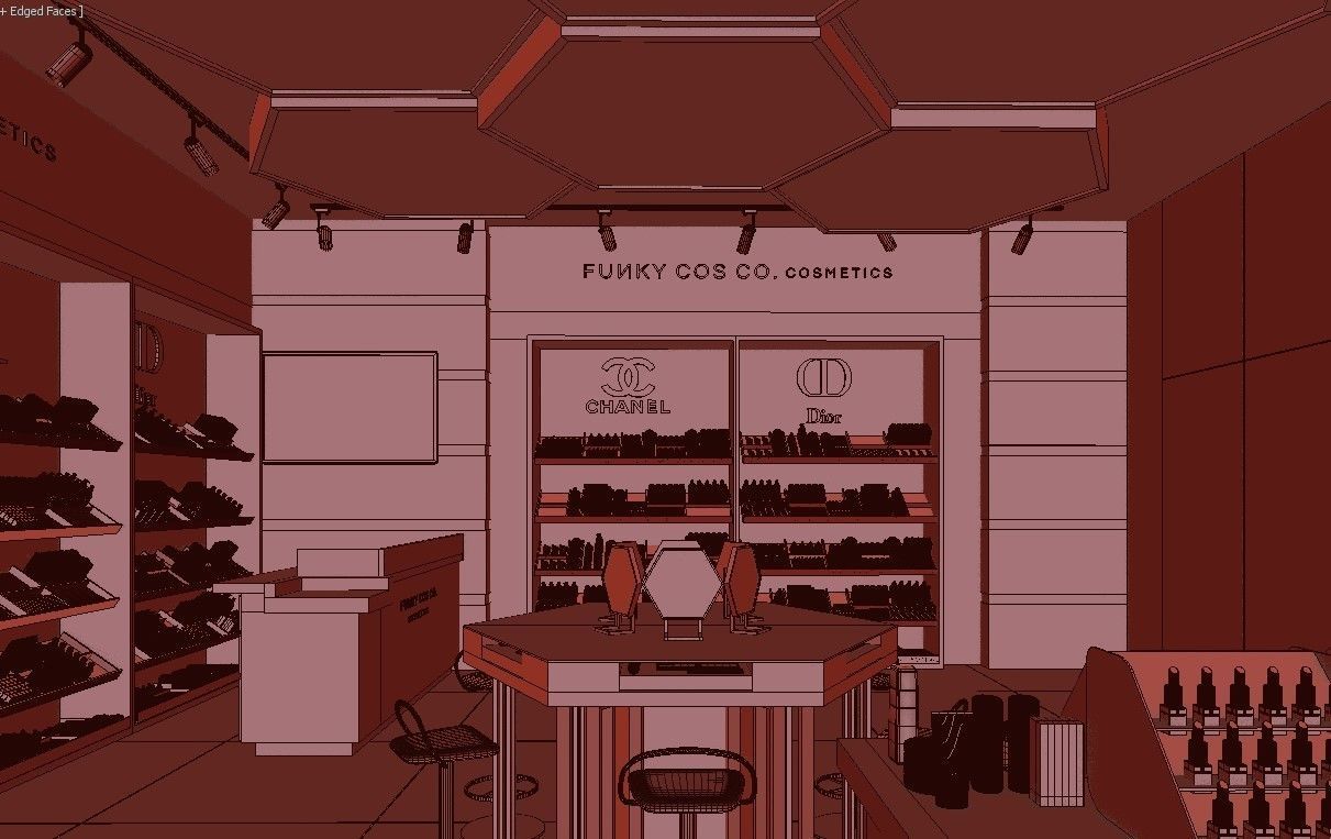 Cosmetics Store 3D model_12