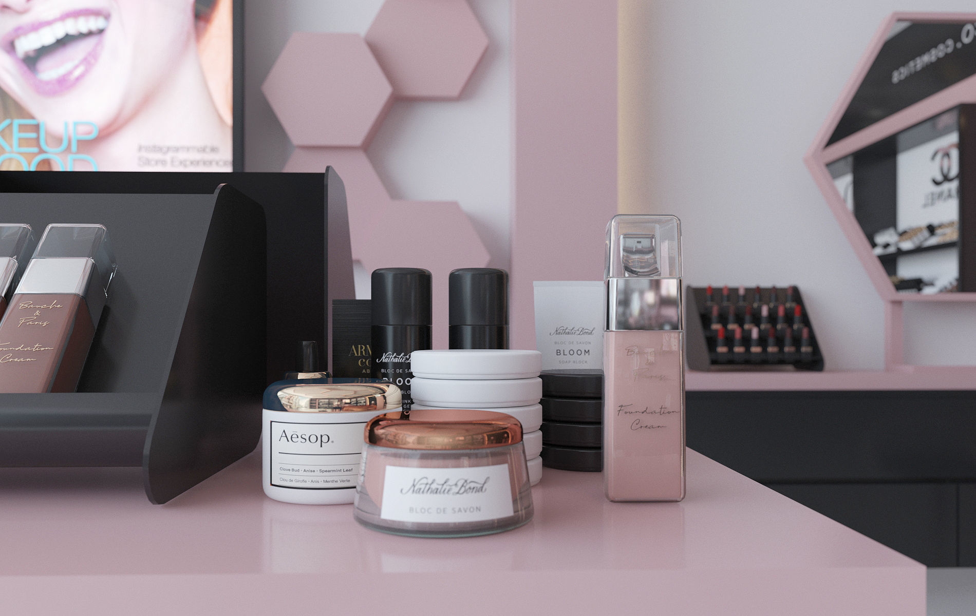 Cosmetics Store 3D model_5