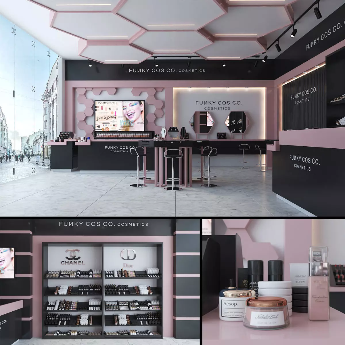 Cosmetics Store 3D model_0