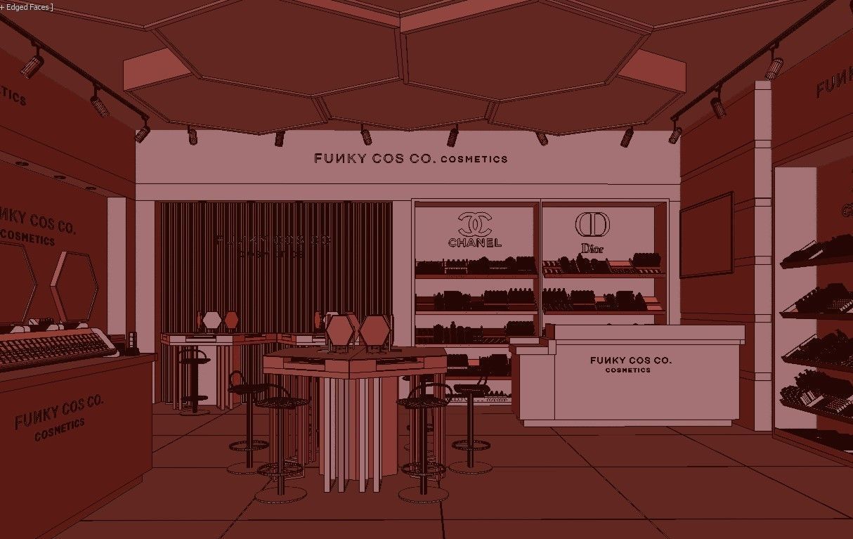 Cosmetics Store 3D model_15