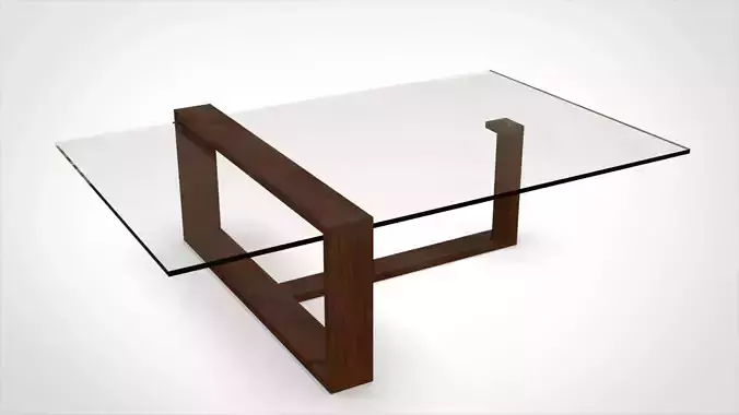 Cofee table Free low-poly 3D model