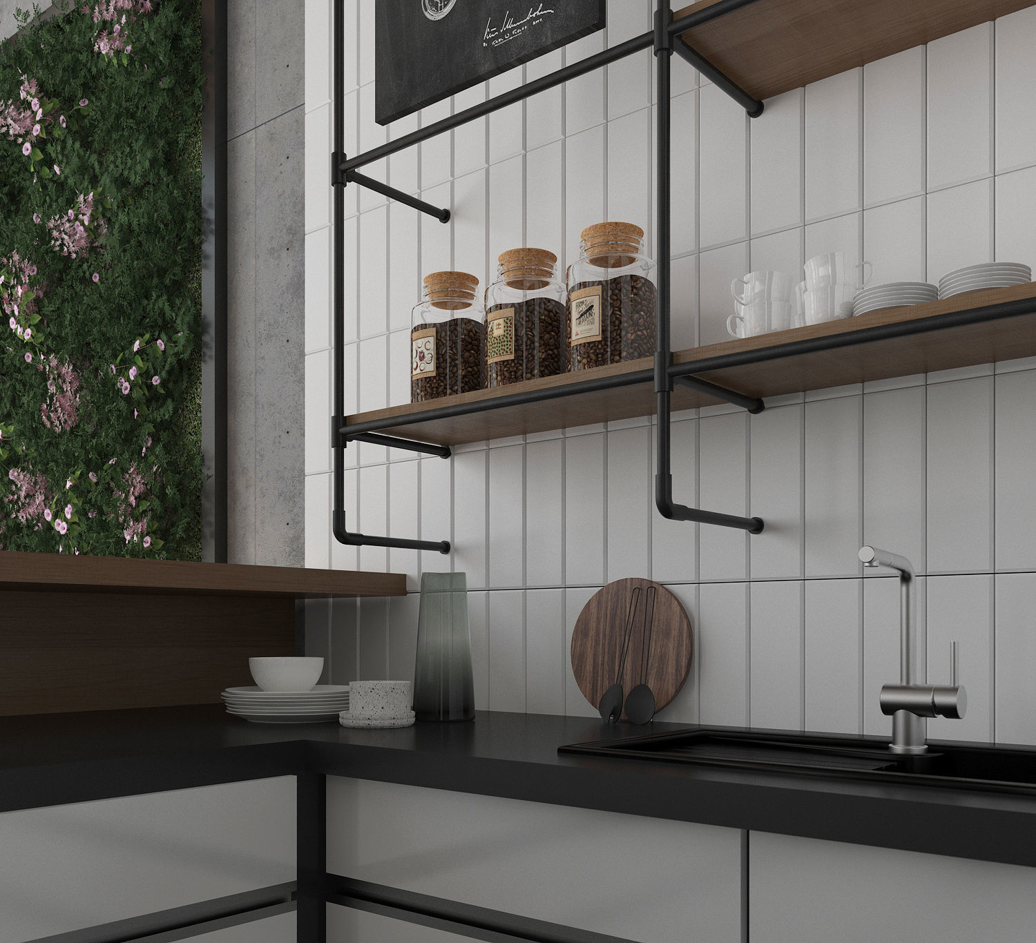 Coffee House Cafe 3D model_6