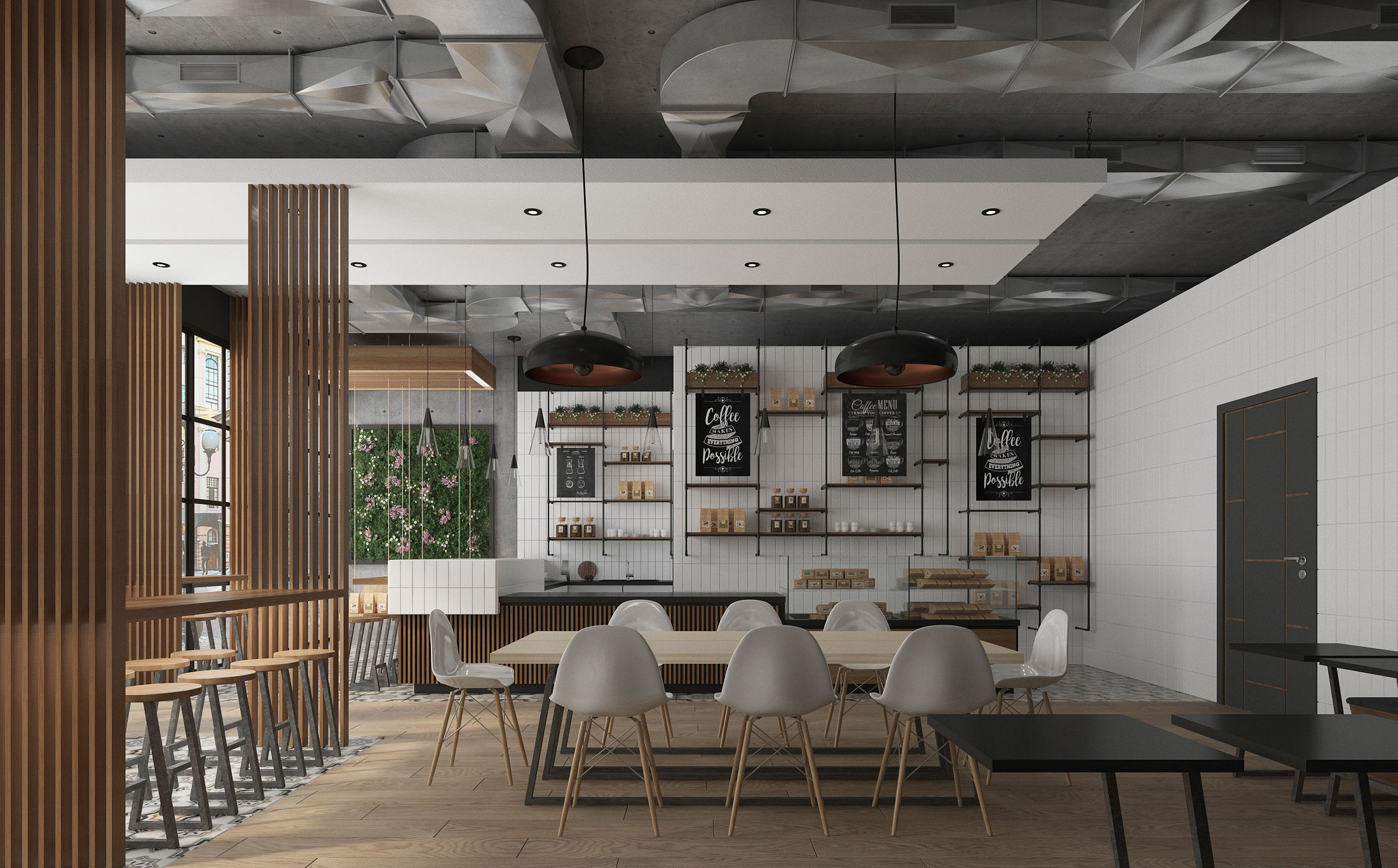 Coffee House Cafe 3D model_1