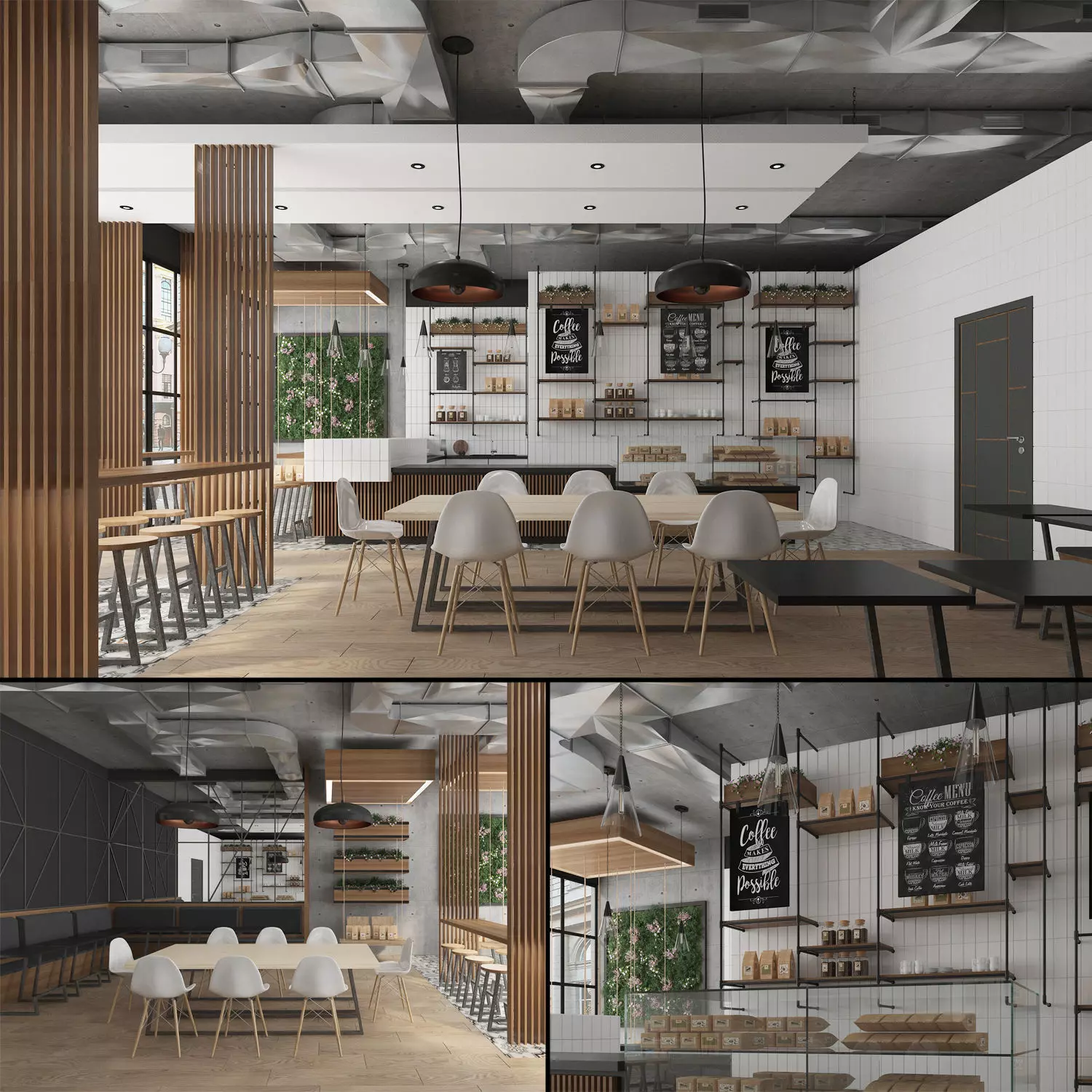 Coffee House Cafe 3D model_0