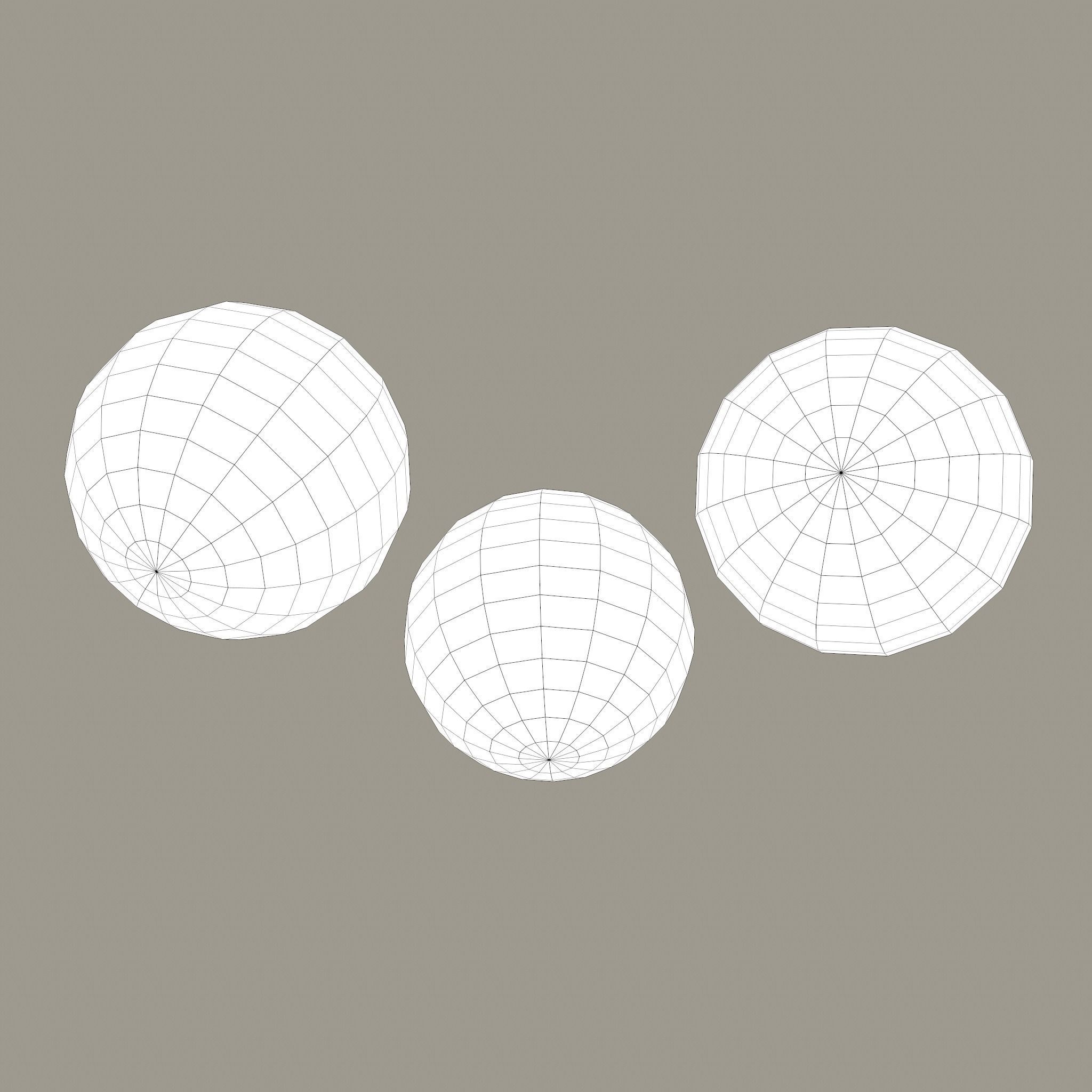 Medieval Toy Balls Free low-poly 3D model_24