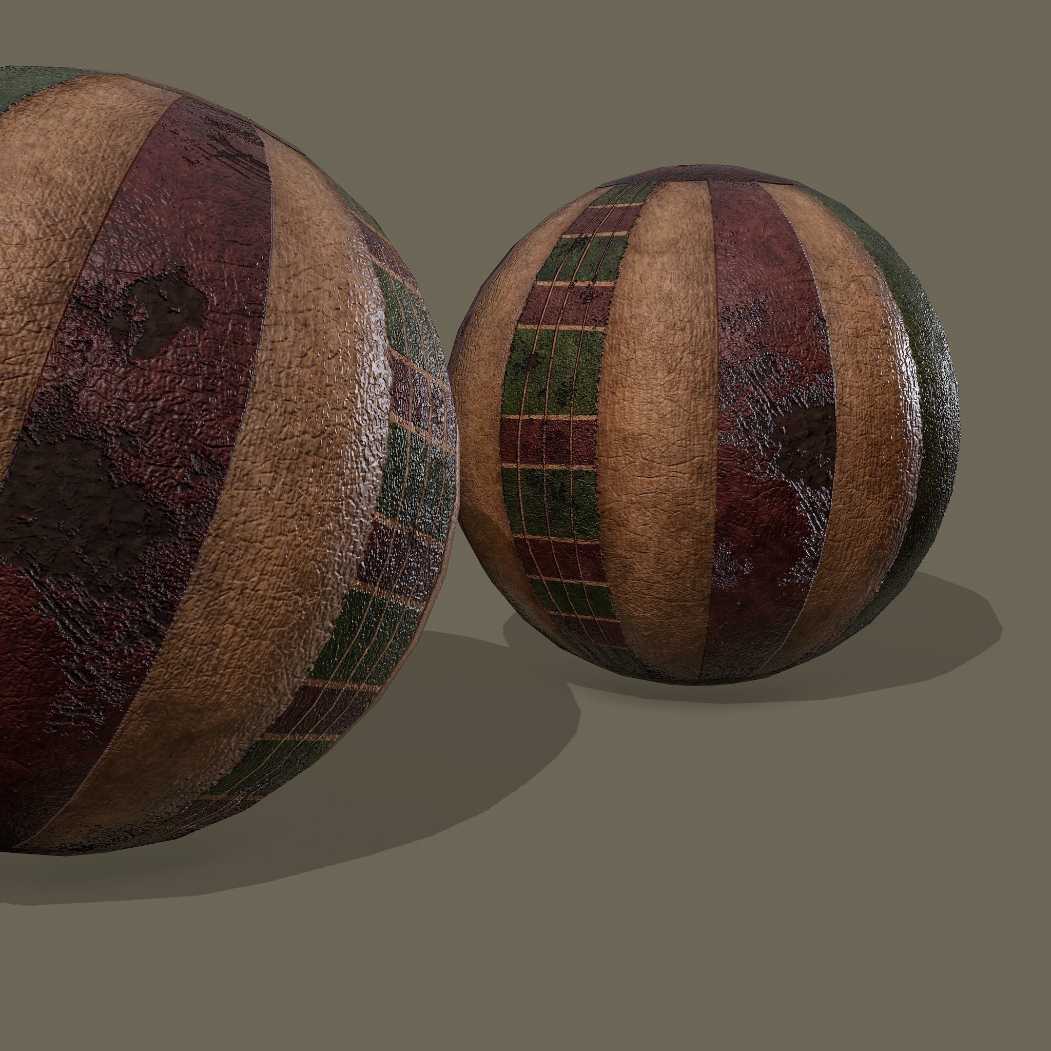 Medieval Toy Balls Free low-poly 3D model_32