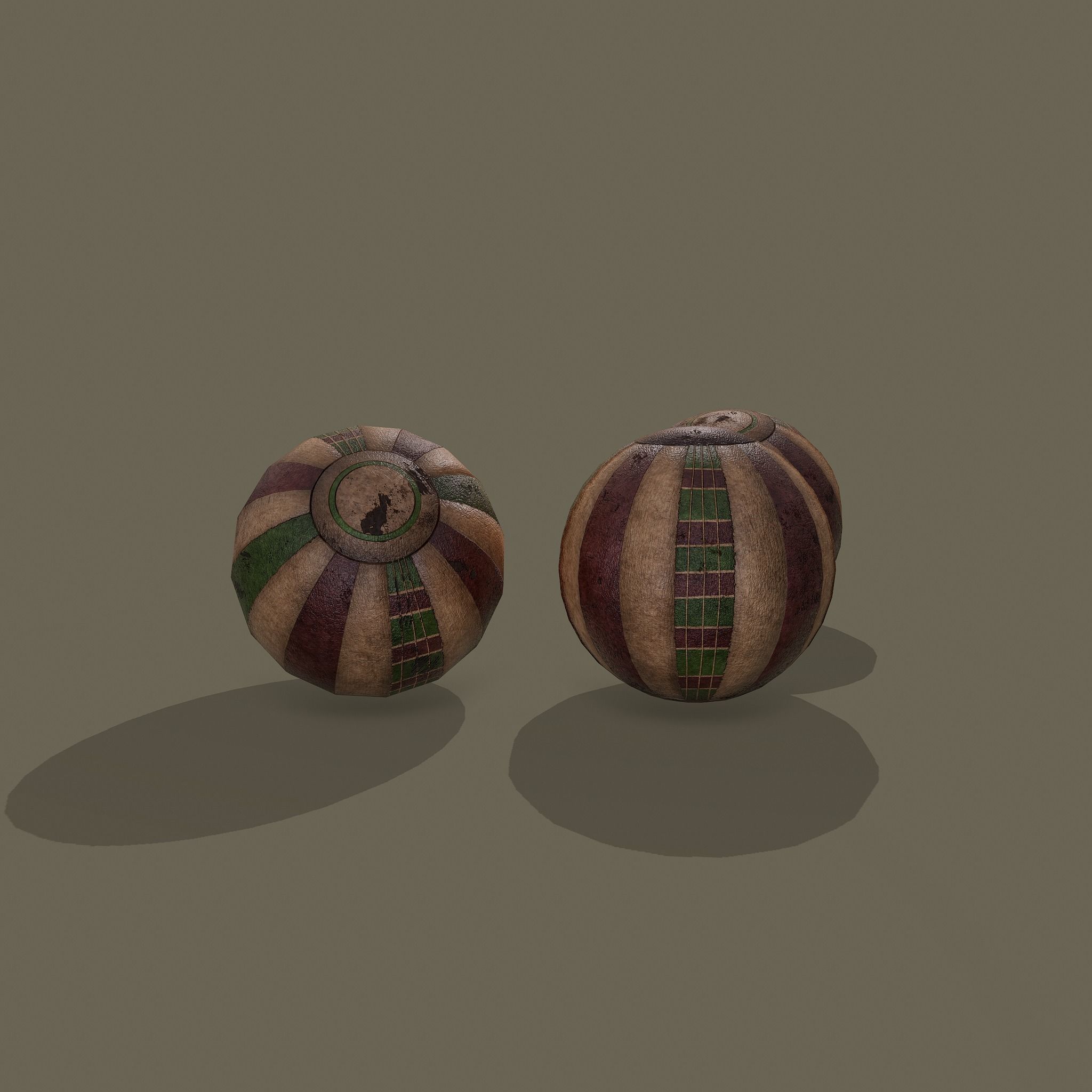 Medieval Toy Balls Free low-poly 3D model_30