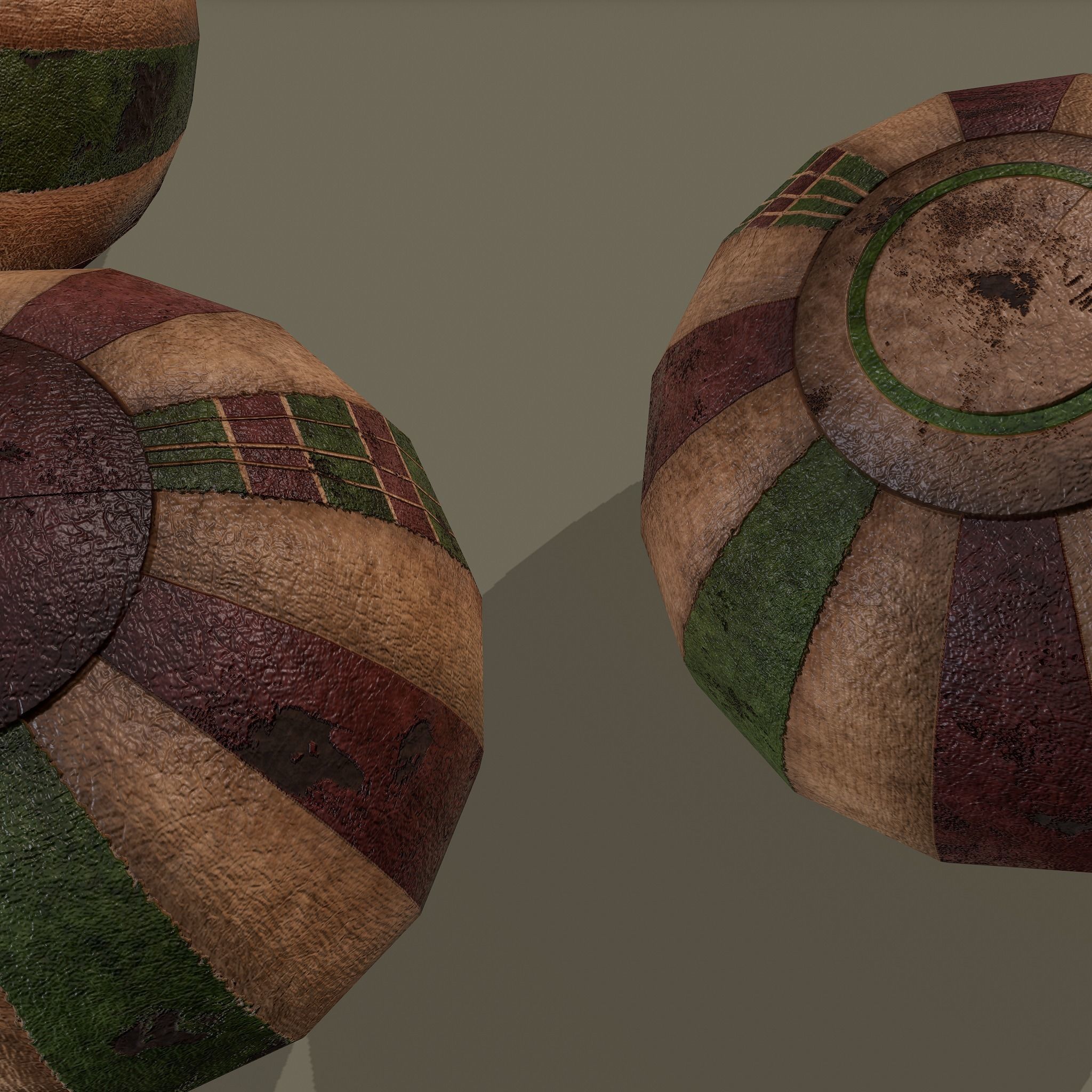 Medieval Toy Balls Free low-poly 3D model_18