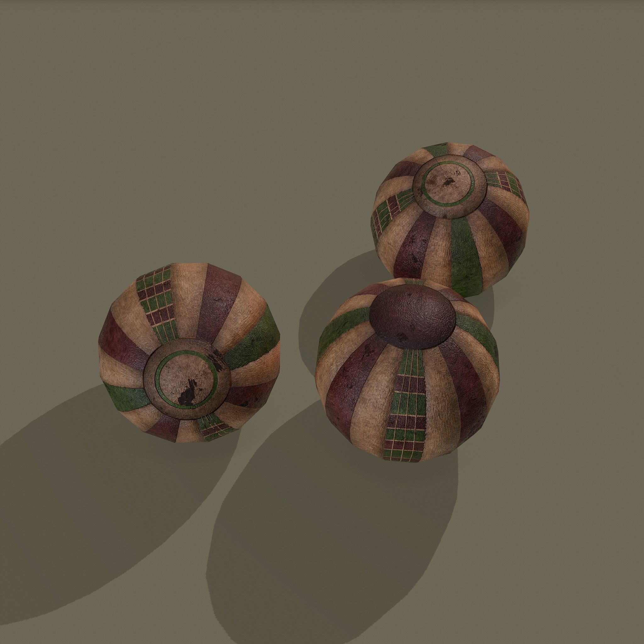 Medieval Toy Balls Free low-poly 3D model_11