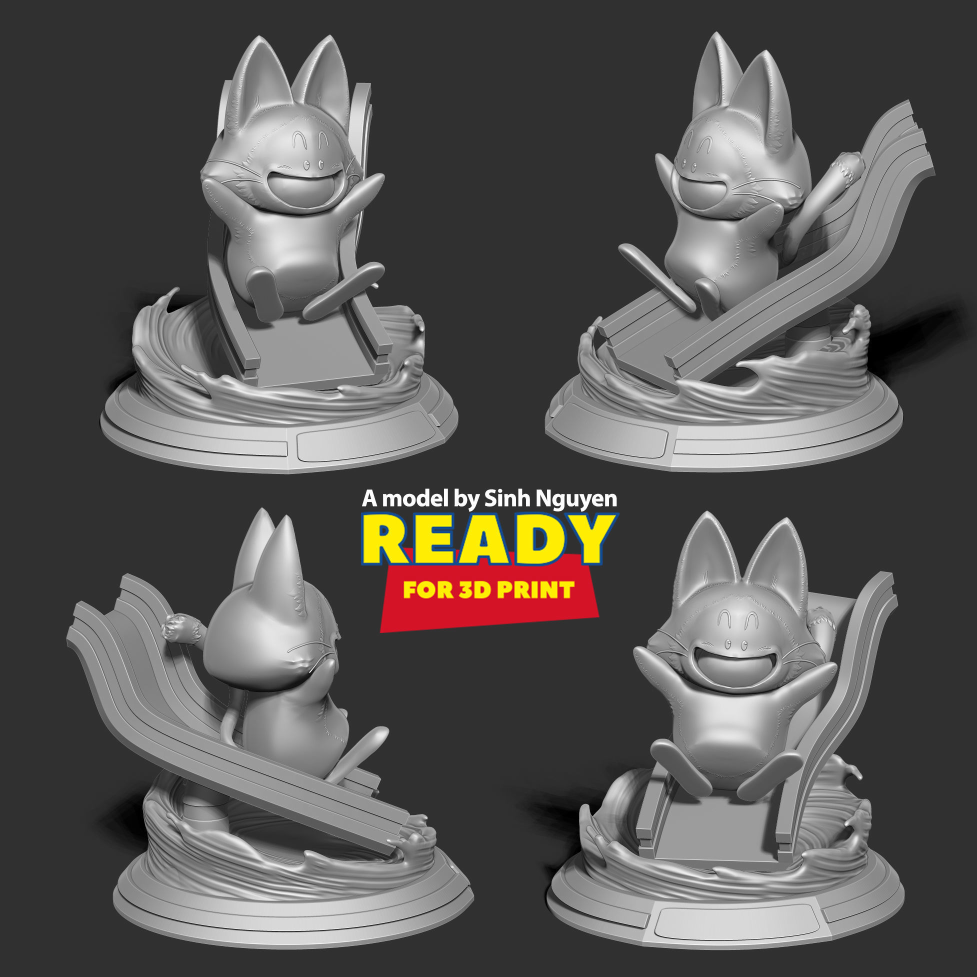 Puar - Dragon Ball Fanart 3D print model_3