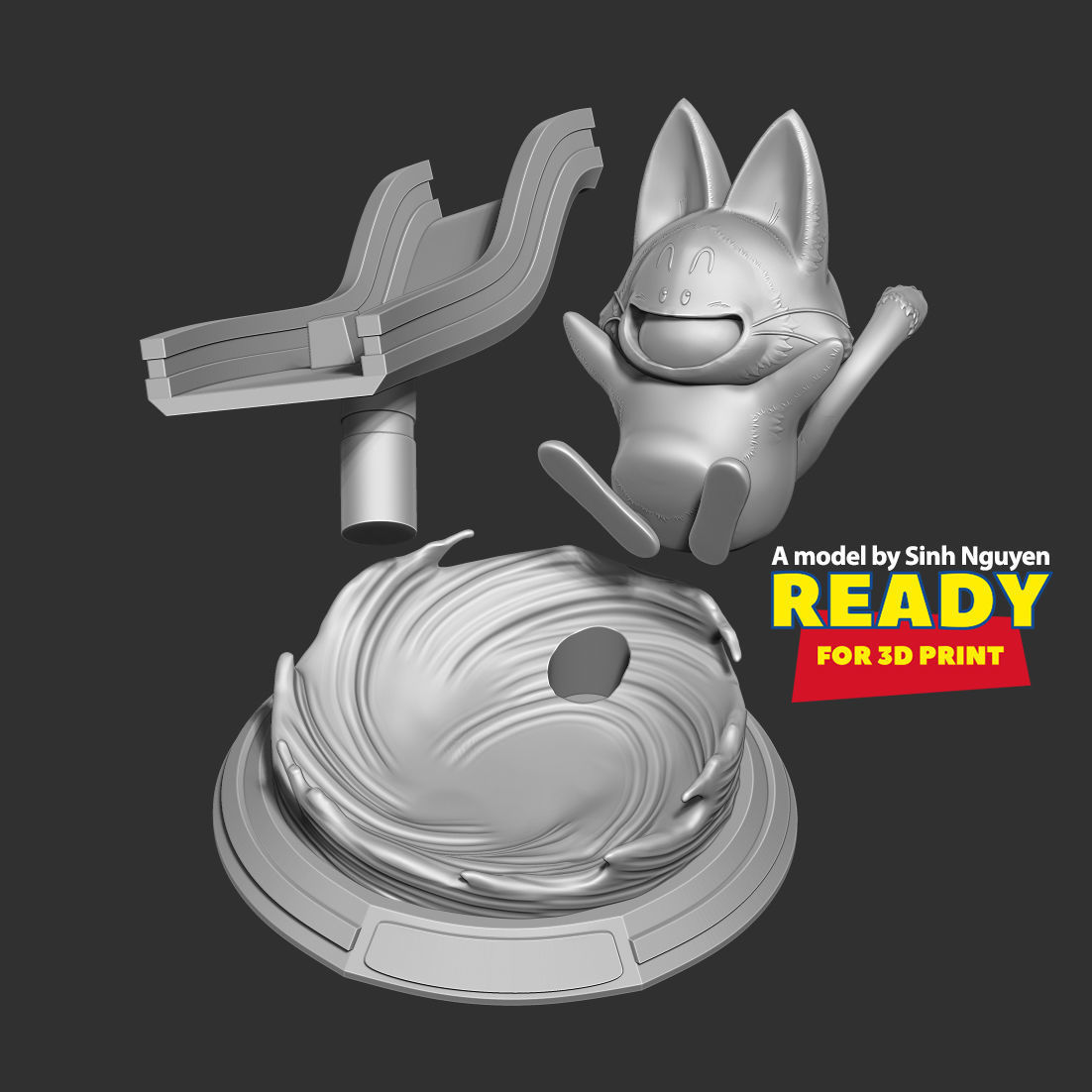 Puar - Dragon Ball Fanart 3D print model_2