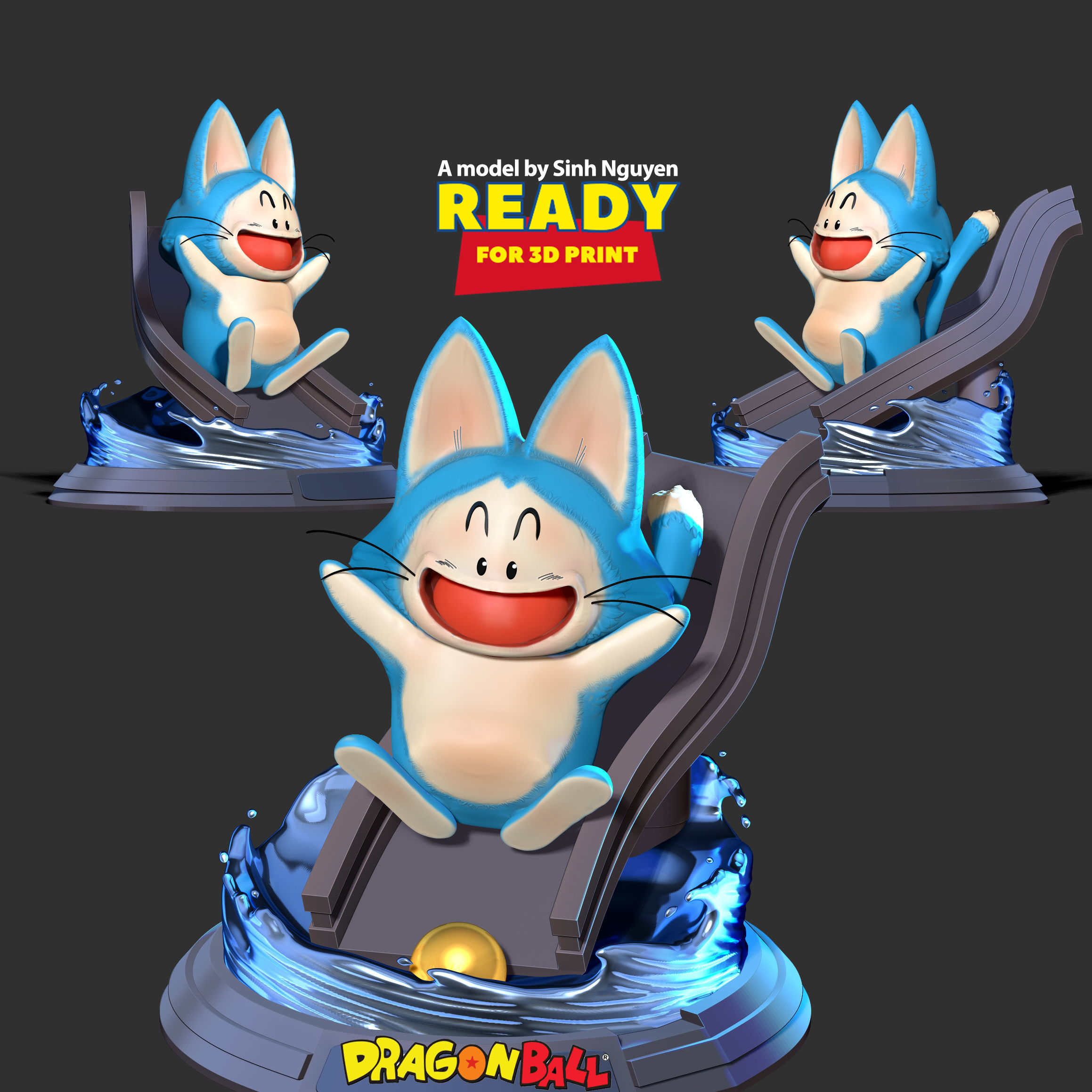 Puar - Dragon Ball Fanart 3D print model_1