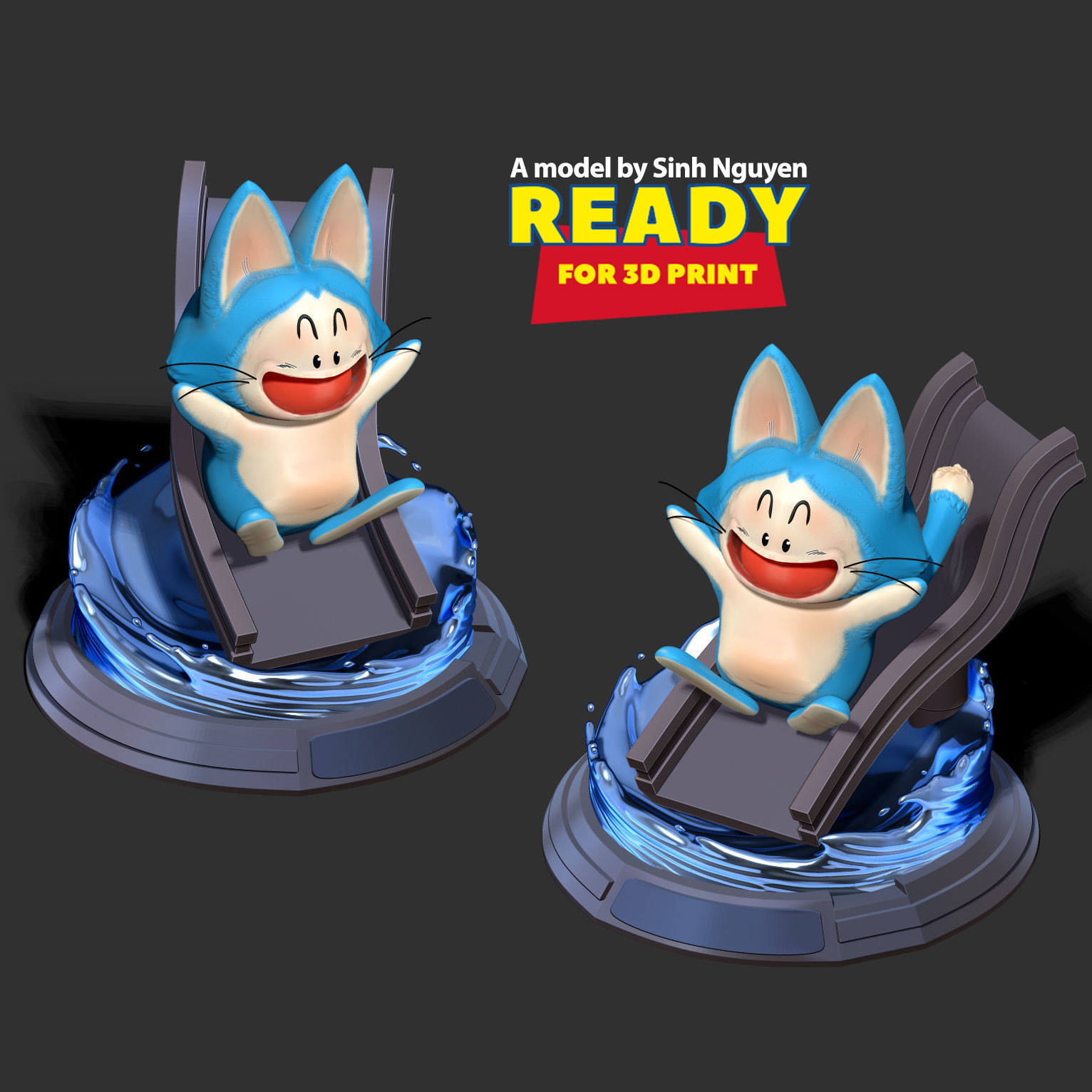 Puar - Dragon Ball Fanart 3D print model_4