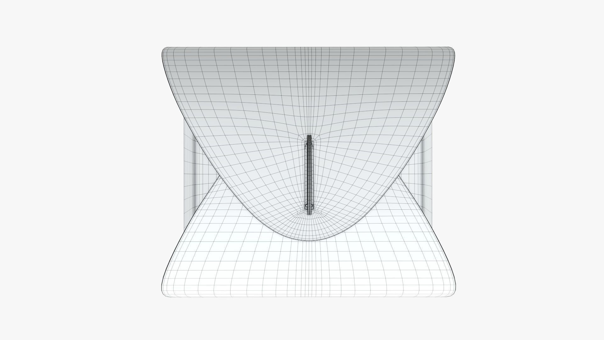 Truffle tote box paper 3D model_8