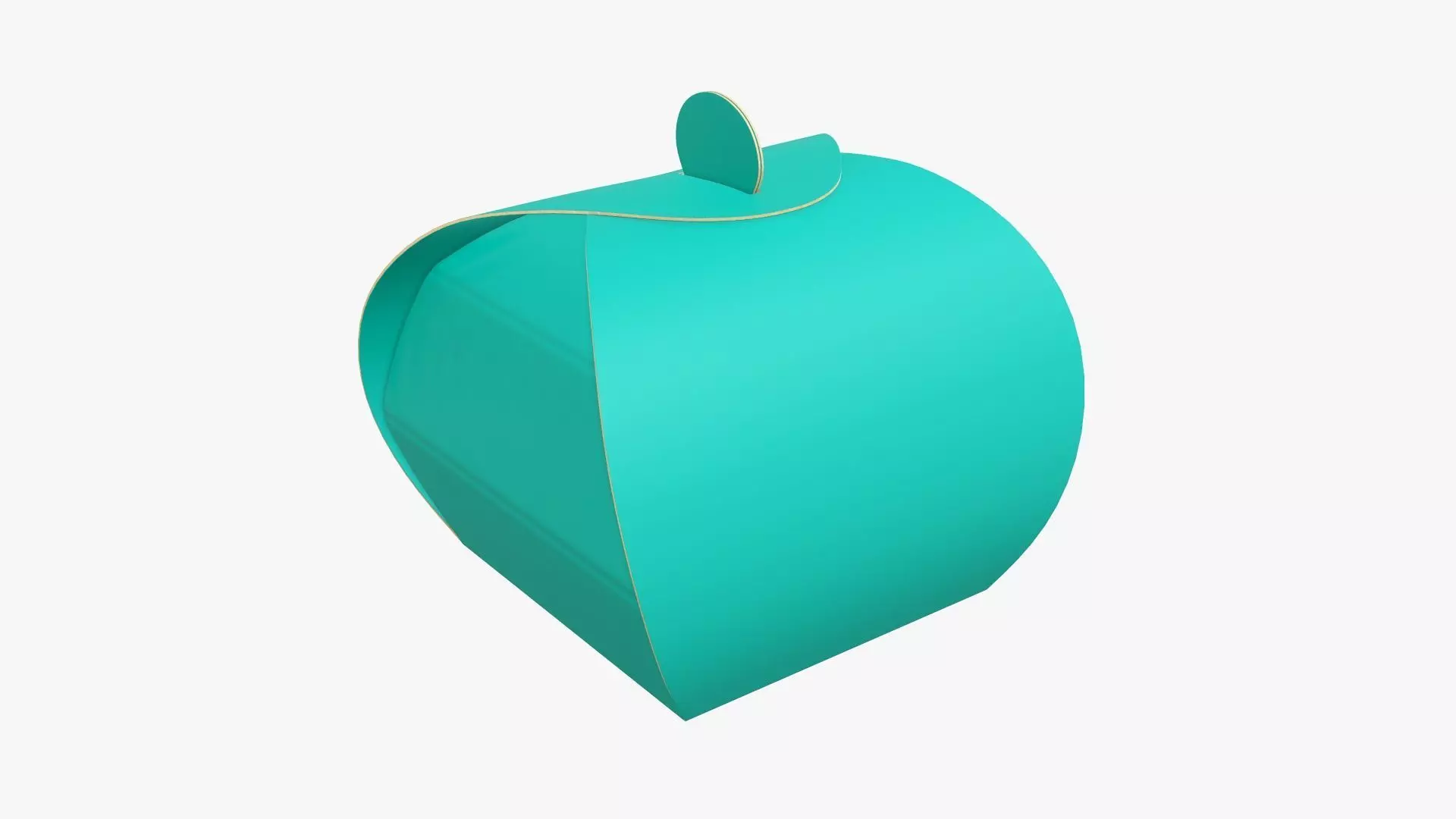 Truffle tote box paper 3D model_0