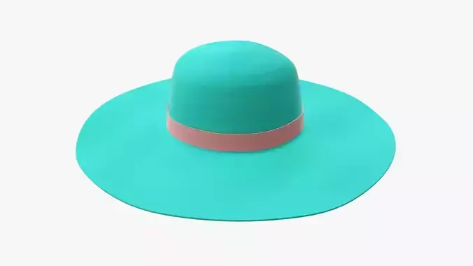 Hat woman 03 3D model
