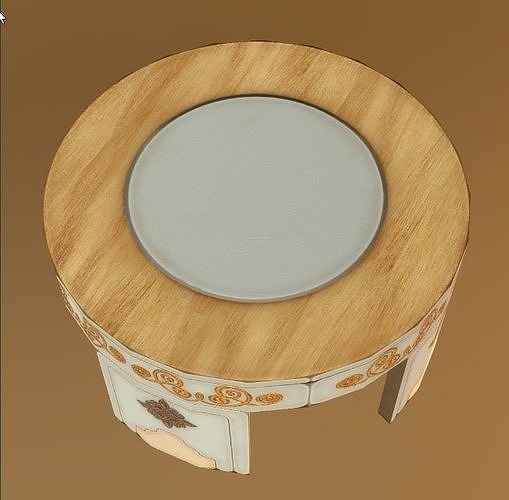 Coffee Table 7 Low-poly 3D model