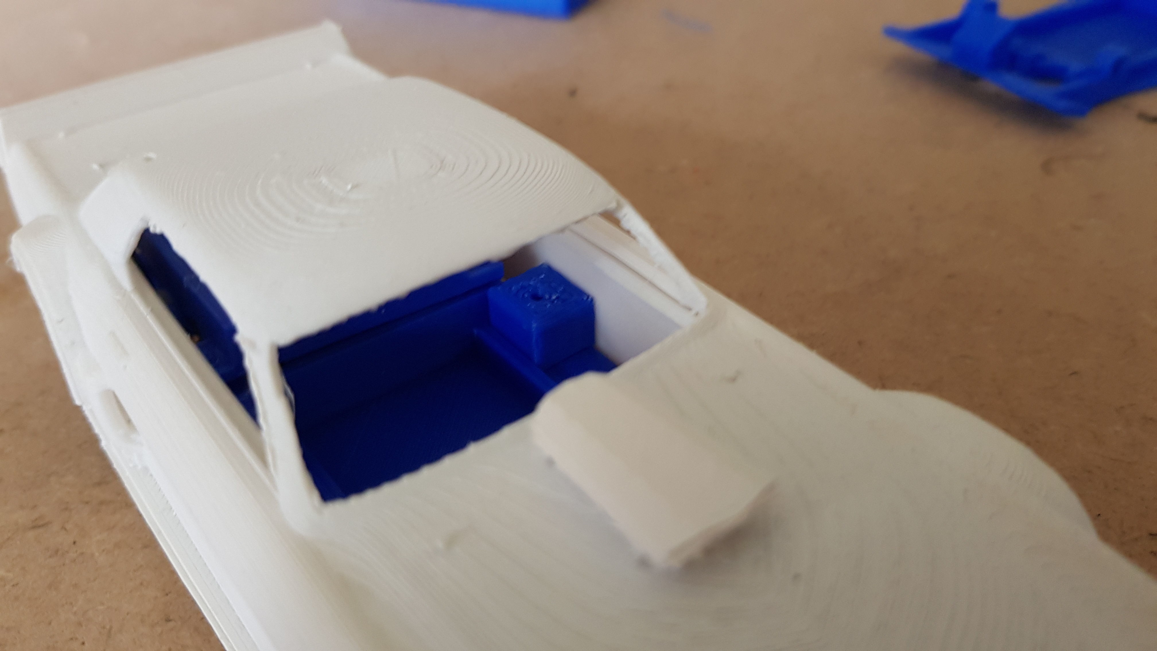 Hoonicorn slot car chassis 3D print model_6