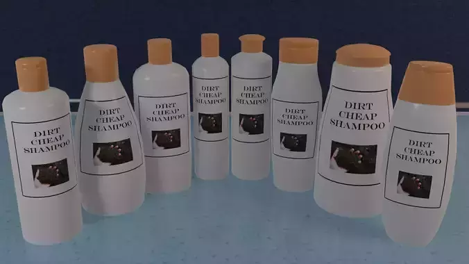 Dirt Cheap Shampoo Bottle pack