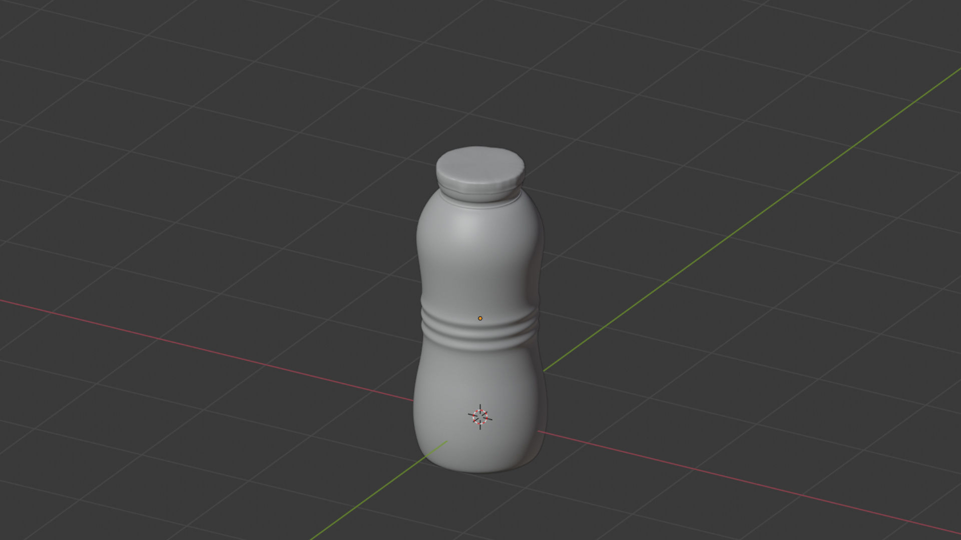 Iogurt Plastic Bottle with Seal 3D model_17