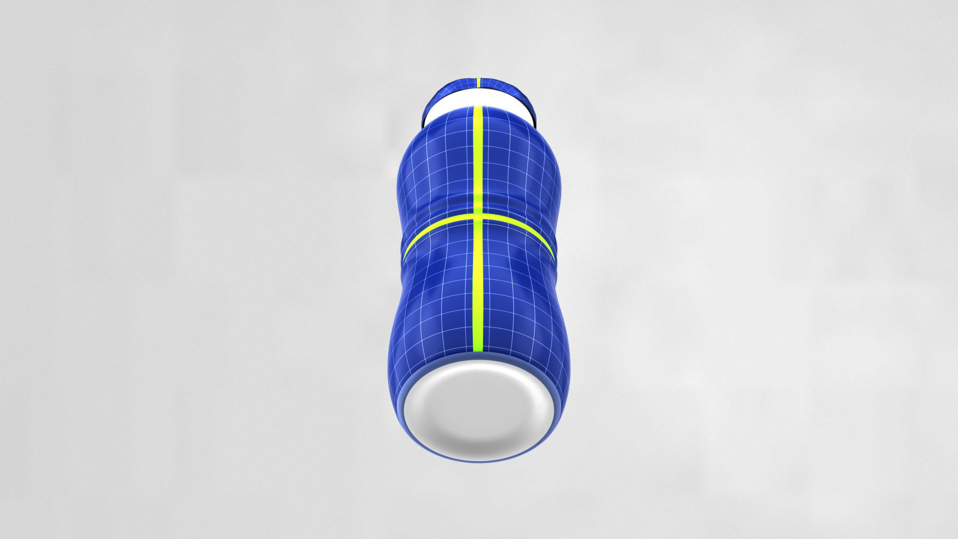 Iogurt Plastic Bottle with Seal 3D model_11