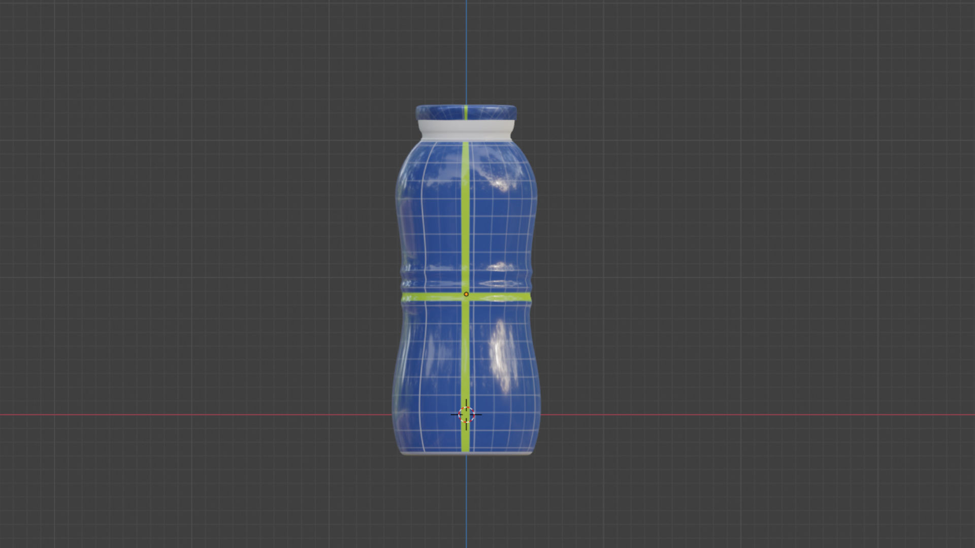Iogurt Plastic Bottle with Seal 3D model_15