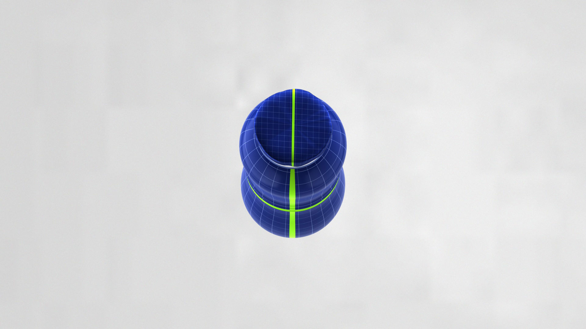 Iogurt Plastic Bottle with Seal 3D model_7