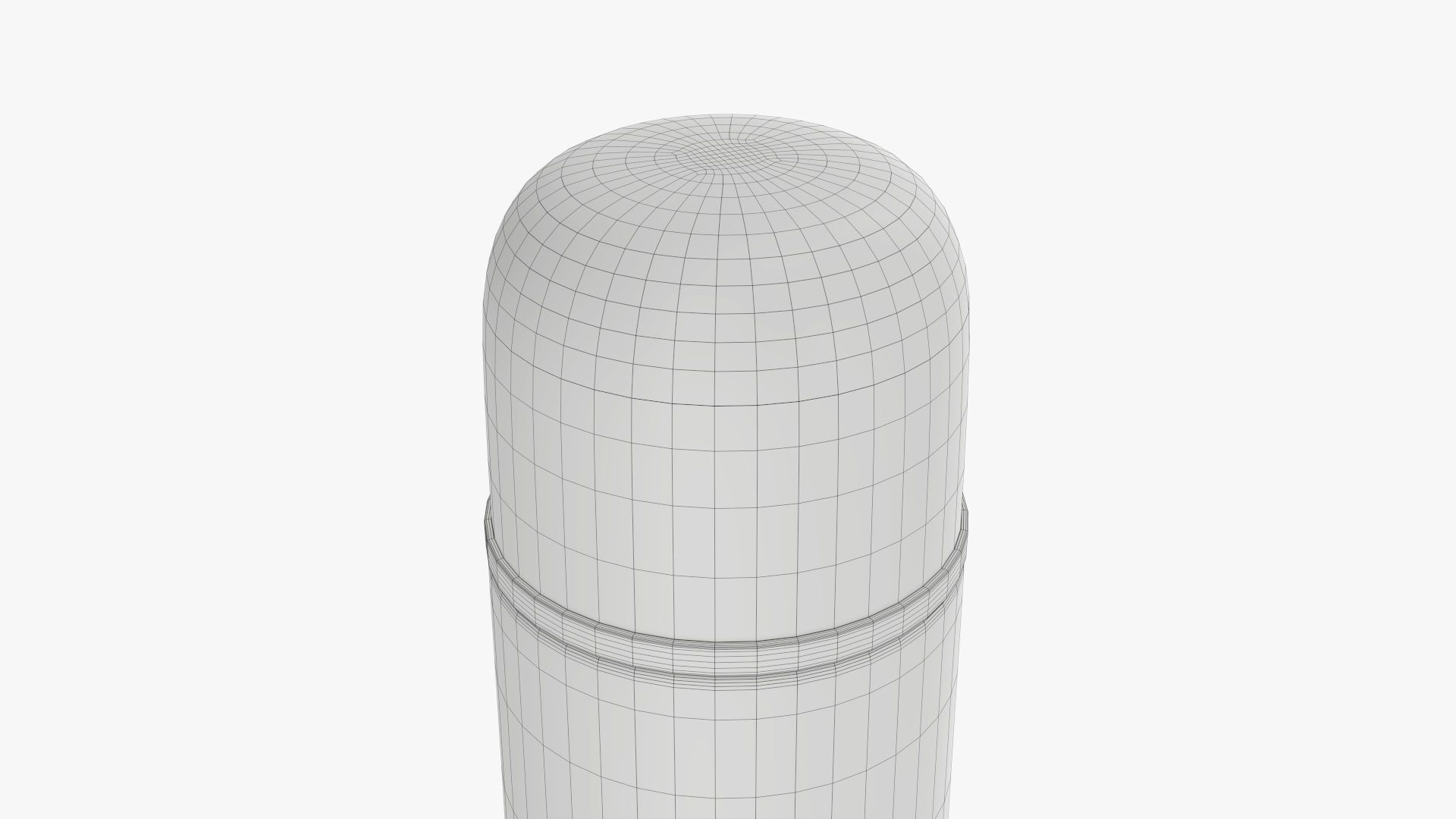 Thermos stainless steel  large with cup 3D model_8