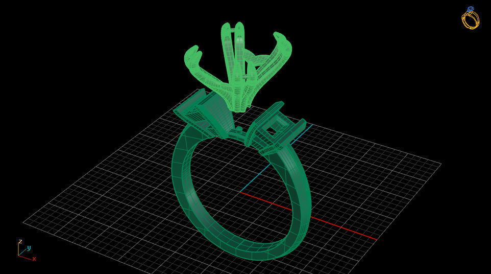 Ring 55 3D print model_6