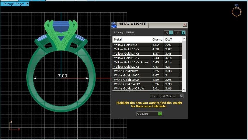 Ring 55 3D print model_3