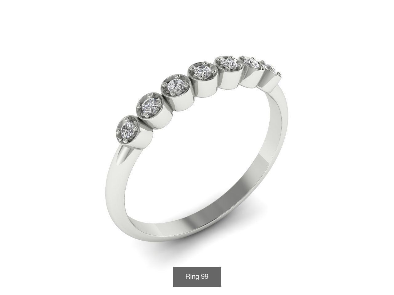 Collection 18 diamond ring gold _2