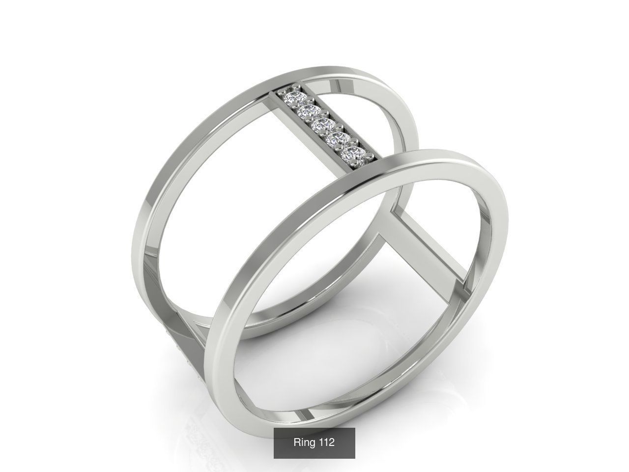 Collection 18 diamond ring gold _15