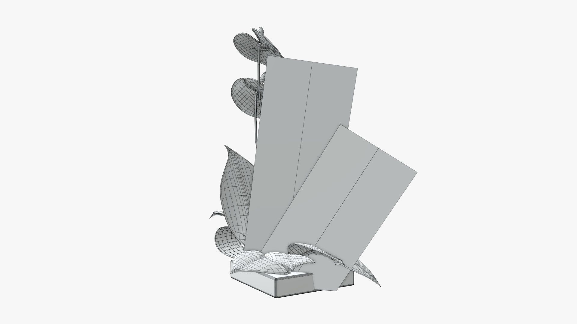 Anthurium artificial 01 3D model_6