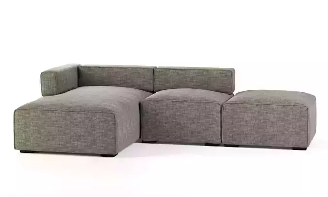 Quadra sofa by Article 3D model