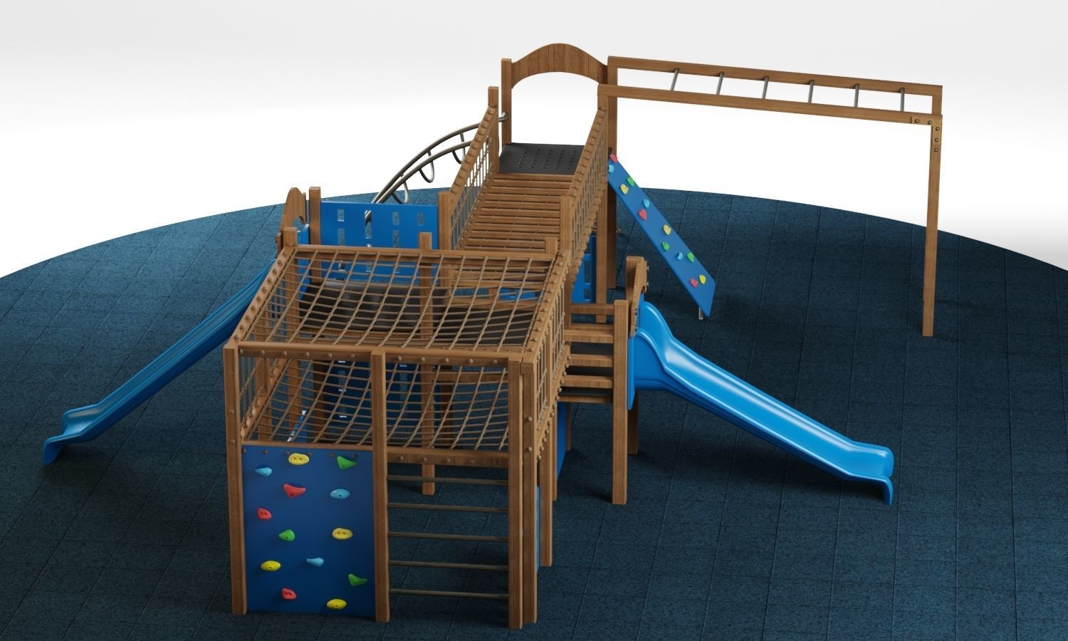 Kids playground 01 3D model_6